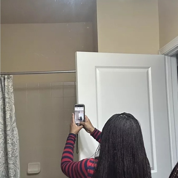 Premium Hand-Braided wig Front Lace Wig #4 - micro million braids - NWT - Picture 2 of 7